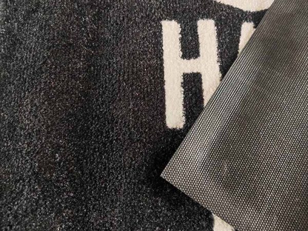 In Stock Brand New 40x60cm Heavy Duty Happy Italy Floor Mats Rubber Entrance Carpet Nylon Printed Logo Rug
