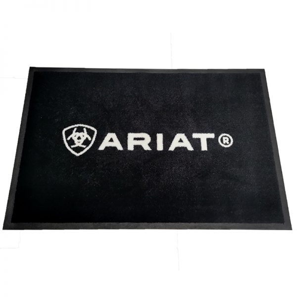 In Stock Brand New 60x90cm Ariat Entryway Rubber Carpet Rugs Commercial Door Logo Floor Mat Business Mats