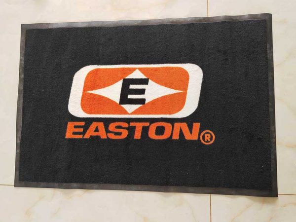 In Stock Brand New 60x90cm Easton Archery Nylon Rubber Door Mats Printed Logo Carpet Rugs Commercial Floor Mats