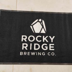 In Stock Brand New 60x90cm Rocky Ridge Brewing Rubber Entryway Rugs Commercial Door Carpet Printed Floor Mats