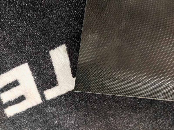 In Stock Brand New 60x90cm Whites Powersports Printed Logo Rubber Carpet Door Rug Nylon Commercial Mats