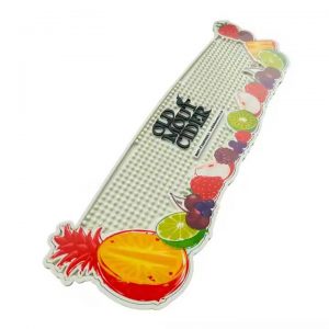 Old Mout Cider Counter Top Cocktail Bar Runners Rubber Barmat Wine Pub Bartender Bar Drip Mat Custom Silicone Bar Mat