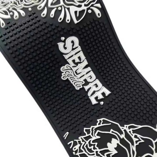 Siempre Tequila Branded Collectable Beer Mats Bartender Mat Whiskey Rubber Bar Runner Mat Cocktail Bar Top Mats