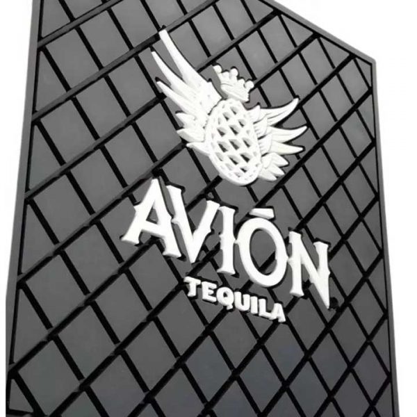 AVION Tequila Branded Nonslip Rubber Pub Bar Mats Collectable Counter Top Service Mat Soft PVC Bartender Beer Drip Mats
