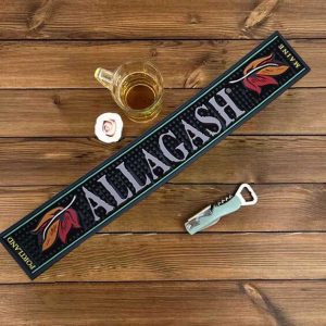 Allagash Brewing Custom Silicone Rubber Bar Matt Extra Long Soft PVC Bar Spill Mats Pub Bartender Rangers Beer Mats