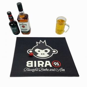 Anti Skid Rail Spill Soft PVC Barmat Silicone Rubber Bar Drip Mat BIRA 91 Taproom Bartender Pub Beer Runner Mats