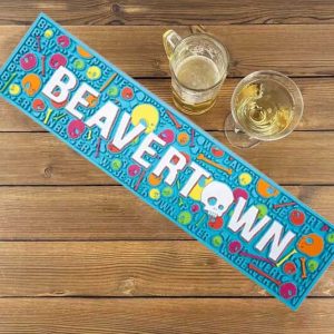Beavertown Brewery Craft Beer London Custom Pub Beer Mat Advertising Tool Spill Bar Runner Silicone Rubber Vintage Bar Mats
