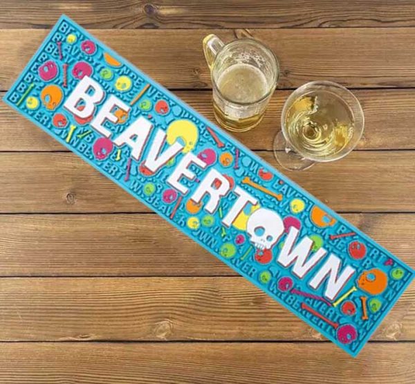 Beavertown Brewery Craft Beer London Custom Pub Beer Mat Advertising Tool Spill Bar Runner Silicone Rubber Vintage Bar Mats
