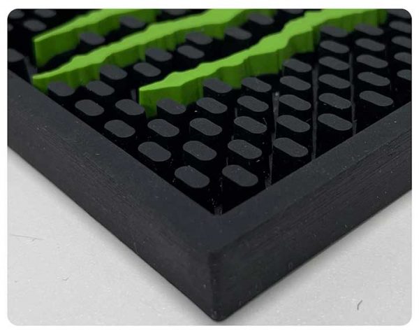 Monster Energy Drink Custom Bartender Rubber Drip Bar Runner Counter Top Spill Cocktail Barmat PVC Pub Beer Mats