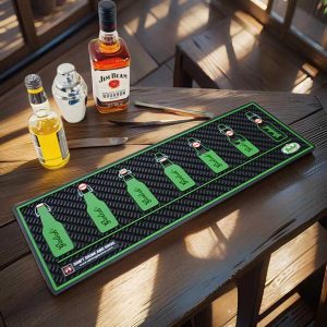 Nonslip Flexible Rubber Bar Top Runners Durable Soft PVC Pub Bartender Drip Barmat Waterproof Traditional Pub Beer Mats