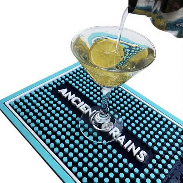 Water Resistant Cocktail Silicone Bar Runner Pub TWØBAYS Brewing Gin Bartender PVC Bar Matt Rubber Cool Bar Mats