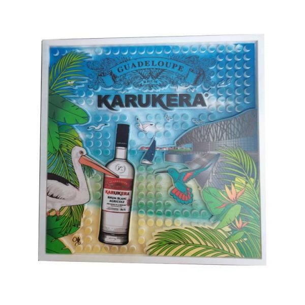 Whiskey Bartender Pub Counter Top Service Bar Mat Collectable Rubber Bar Runner Karukera Rum Wine Printed Beer Mats
