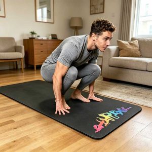 Custom Logo Printed TPE Exercise Mats For Home Personalized Foam Yoga & Fitness Mats for Home Gym – Non-Slip, Eco-Friendly, China Factory